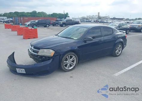 2013 Dodge Avenger Se из США, поврежденный, VIN 1C3CDZAB5DN711535